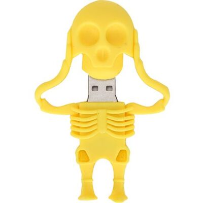 SABE 32 Gb Usb-stick Mit Gelbem Totenkopf-motiv, Hohe Geschwindigkeit, Große Speicherkapazität, Wechseldatenträger SABE 32 Gb Usb-stick Mit Gelbem Totenkopf-motiv, Hohe Geschwindigkeit, Große Speicherkapazität, Wechseldatenträger