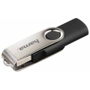 Hama 8GB Rotate 8GB USB 1.1 Schwarz, Silber USB-Stick