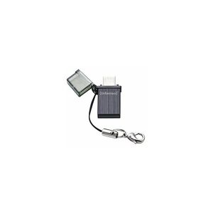 Mini Mobile Line, 8GB 8GB usb 2.0/Micro-USB Schwarz USB-Stick - Intenso