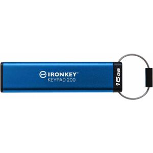 16 gb IronKey Keypad 200 Verschlüsselter USB-Stick Metall usb 3.2 Gen1 (IKKP200/16GB) - Kingston