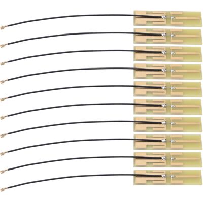 HEAT 10 Stück Interne Antennen 2,4 Ghz/5 Ghz/5,8 Ghz 8 Dbi Dualband-wlan-antenne Mit Hoher Verstärkung Und Signalstabilisierung HEAT 10 Stück Interne Antennen 2,4 Ghz/5 Ghz/5,8 Ghz 8 Dbi Dualband-wlan-antenne Mit Hoher Verstärkung Und Signalstabilisierung