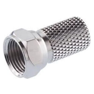 OEM Emk 01 Antenne – F-stecker – Metall – Silber OEM Emk 01 Antenne – F-stecker – Metall – Silber