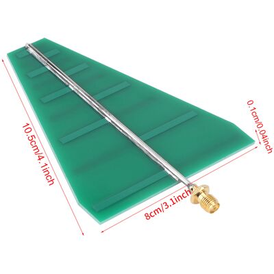 JUTE Uwb (ultrabreitband) Logarithmisch-periodische Hf-antenne, 1,35 Ghz - 9,5 Ghz JUTE Uwb (ultrabreitband) Logarithmisch-periodische Hf-antenne, 1,35 Ghz - 9,5 Ghz