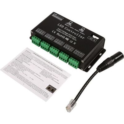 OEM Schwarzes Dc5v-24v 6-kanal Rgb Led-controller-decoder-dmx-treiber-streifenmodul OEM Schwarzes Dc5v-24v 6-kanal Rgb Led-controller-decoder-dmx-treiber-streifenmodul