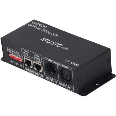 HEAT 3-kanal-dmx-decoder, Einstellbarer Rgb-led-decoder-controller Für Bars, Hotels Und Mehr – Bar4a HEAT 3-kanal-dmx-decoder, Einstellbarer Rgb-led-decoder-controller Für Bars, Hotels Und Mehr – Bar4a