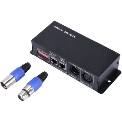 OEM 4-kanal Rgbw 8a Led-controller Für 12v/24v-streifen, 512-kanal-decoder OEM 4-kanal Rgbw 8a Led-controller Für 12v/24v-streifen, 512-kanal-decoder