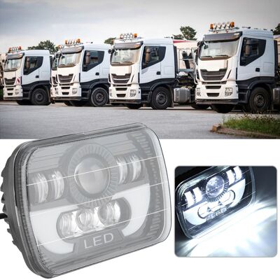 HEAT 7-zoll-led-scheinwerfer (300 W, Wasserdicht) Für Jeep, Quadratischer Autoprojektor, Versiegelte Glühbirne, Fernlicht, Weißes Licht HEAT 7-zoll-led-scheinwerfer (300 W, Wasserdicht) Für Jeep, Quadratischer Autoprojektor, Versiegelte Glühbirne, Fernlicht, Weißes Licht