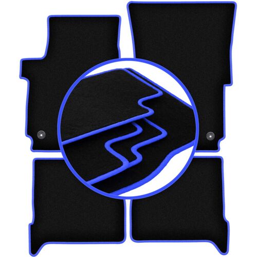 CARLUX-BLUE Autofußmatten für: Volkswagen Amarok Pickup (2010-)