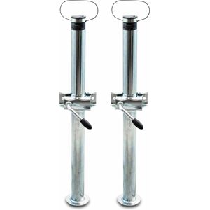 1 Paar Anhänger Abstellstütze Stütze Anhängerstütze Stützfuß bis 1000Kg 70cm mit Klemme Schelle - Bituxx 1 Paar Anhänger Abstellstütze Stütze Anhängerstütze Stützfuß bis 1000Kg 70cm mit Klemme Schelle - Bituxx