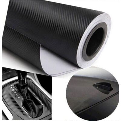 Trade Shop Traesio - Trade Shop - 3d Carbon Klebefolie Kratzfeste Car Wrapping Folie Für Autos, Motorräder - -75x200 Cm-schwarz Trade Shop Traesio - Trade Shop - 3d Carbon Klebefolie Kratzfeste Car Wrapping Folie Für Autos, Motorräder - -75x200 Cm-schwarz