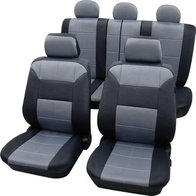 22574918 Dakar Sab 1 Vario Plus Sitzbezug 17teilig Polyester Grau, Schwarz - Petex 22574918 Dakar Sab 1 Vario Plus Sitzbezug 17teilig Polyester Grau, Schwarz - Petex
