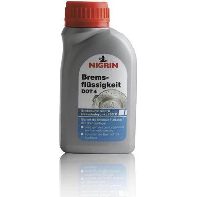 NIGRIN Bremsflüssigkeit - Hochleistungs DOT4 260°C - 250 ml NIGRIN Bremsflüssigkeit - Hochleistungs DOT4 260°C - 250 ml