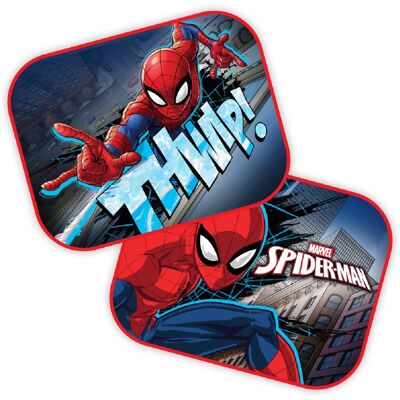 Spiderman Set Von 2 Sonnenblende Für Autos Mit Saugnapf Lat Rales Disney Spiderman Set Von 2 Sonnenblende Für Autos Mit Saugnapf Lat Rales Disney