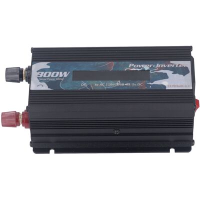 HEAT 300-w-wechselrichter Dc Zu Ac 110 V, Hoher Wirkungsgrad, Lcd-anzeige, Schnelle Kühlung, Kfz-wechselrichter, Schwarz, Dc24v (dc 21–29v) HEAT 300-w-wechselrichter Dc Zu Ac 110 V, Hoher Wirkungsgrad, Lcd-anzeige, Schnelle Kühlung, Kfz-wechselrichter, Schwarz, Dc24v (dc 21–29v)