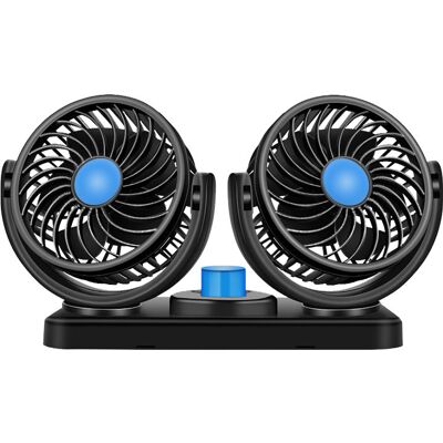 ARNAULT Autolüfter, 12v Doppellüfter Mit 2 Geschwindigkeitsstufen Und 360°-drehung, 10 Cm (4 Zoll) Leiser Elektrolüfter Für Lkw, Boote, Suvs Und Wohnmobile – Sommerkühlung ARNAULT Autolüfter, 12v Doppellüfter Mit 2 Geschwindigkeitsstufen Und 360°-drehung, 10 Cm (4 Zoll) Leiser Elektrolüfter Für Lkw, Boote, Suvs Und Wohnmobile – Sommerkühlung