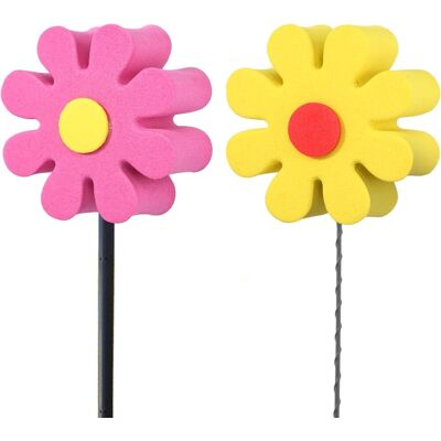 TRUVO Set Mit 2 Sonnenblumenförmigen Autoantennen-dekorationen, Außendekoration Für V TRUVO Set Mit 2 Sonnenblumenförmigen Autoantennen-dekorationen, Außendekoration Für V