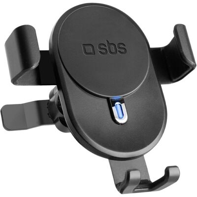 Sbs - Mobile Auto-halterung 15 W Wireless Mit Gravity-verschluss Mit Schnellladung Lüftungsgitter Hand Sbs - Mobile Auto-halterung 15 W Wireless Mit Gravity-verschluss Mit Schnellladung Lüftungsgitter Hand