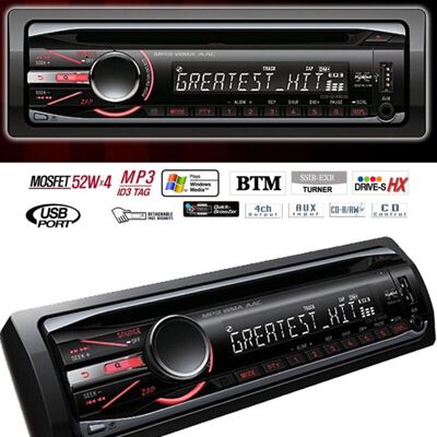 Trade Shop - Traesio - 52W x4 - USB Sd Aux - Autoradio Trade Shop - Traesio - 52W x4 - USB Sd Aux - Autoradio