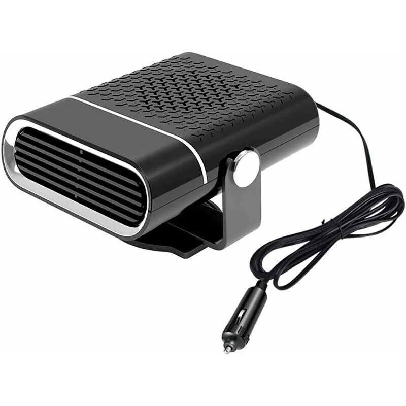 QIEDIE Air Heater Quick Demister SUV Portable 12V LKW Schnelles Auto für Auto Taxis Heizung Klimaanlage Auto Innenraum Kratzer (schwarz, One Size)