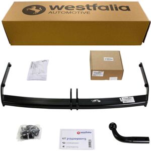 WESTFALIA AUTOMOTIVE GMBH Anhängerkupplung kit fest mit 13-pol. E-Satz westfalia für skoda roomster