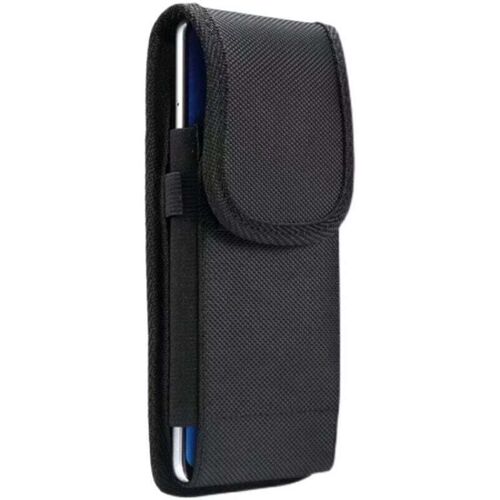 XVX 1 pezzo, custodia verticale a forma di banana per cellulari/smartphone, taglia m (12 cm/4,7 pollici), tessuto, clip per cintura, chiusura in viscosa