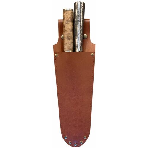 Messer-Holster Messerhalter für 2 Messer aus robustem Büffelleder A-001-KNIFE - Monolith