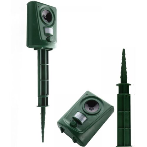 Aiperq - Ultraschall Katzenabwehr Set - Marderabwehr - Garten Garage Solar ubs led wasserfest - Wirksam gegen Ratten, Marder, Wildschweine, Dachse