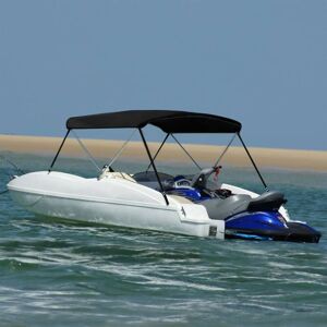 2-bow Bimini Top Schwarz 150x120x110 Cm Vidaxl 2-bow Bimini Top Schwarz 150x120x110 Cm Vidaxl