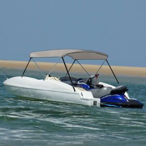 2-bow Bimini Top Grau 180x150x110 Cm Vidaxl 2-bow Bimini Top Grau 180x150x110 Cm Vidaxl