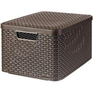 30l Curver Style Behälter Mit Deckel, Braun 30l Curver Style Behälter Mit Deckel, Braun