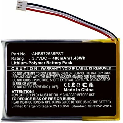 OEM Coreparts Akku Für Drahtloses Headset, Ahb572535pst OEM Coreparts Akku Für Drahtloses Headset, Ahb572535pst