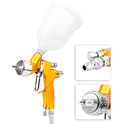 HEAT Hochwertige, Professionelle Goldlackierpistole Mit 1,3-mm-düse Für Ein Präzises Und Gleichmäßiges Lackierergebnis HEAT Hochwertige, Professionelle Goldlackierpistole Mit 1,3-mm-düse Für Ein Präzises Und Gleichmäßiges Lackierergebnis