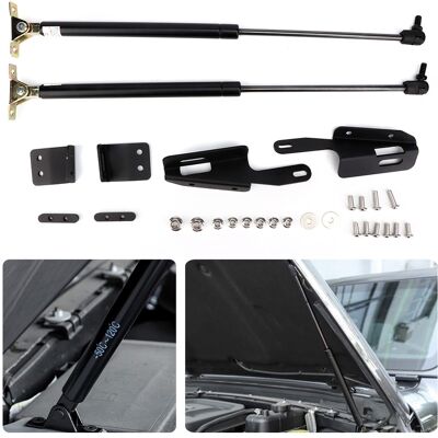 HEAT Hydraulische Motorhauben-hebestange Aus Edelstahl, Passend Für Jeep Wrangler Jk 2007–2017 HEAT Hydraulische Motorhauben-hebestange Aus Edelstahl, Passend Für Jeep Wrangler Jk 2007–2017
