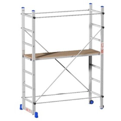 Aluminium Gerüst Superminio - 158x80x210 cm, Innenbereich Aluminium Gerüst Superminio - 158x80x210 cm, Innenbereich
