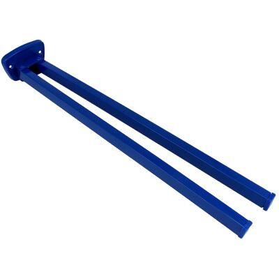 Tecuro Handtuchhalter 2-teilig - Messing Blau (ral 5002) - 380 Mm - Schwenkbar Tecuro Handtuchhalter 2-teilig - Messing Blau (ral 5002) - 380 Mm - Schwenkbar
