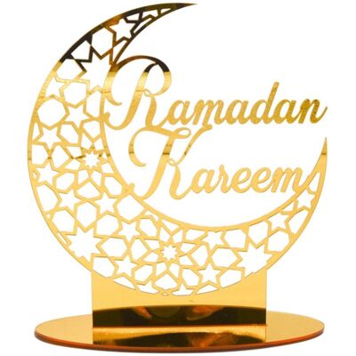 JUTE 1 Acryl-tischdekoration/reflektor/wandaufkleber Für Ramadan, Gold Bt001 JUTE 1 Acryl-tischdekoration/reflektor/wandaufkleber Für Ramadan, Gold Bt001