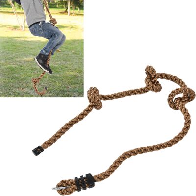 JUTE Kinderschaukel, Spiele Für Draußen, Kletterseil Mit Drei Knoten JUTE Kinderschaukel, Spiele Für Draußen, Kletterseil Mit Drei Knoten