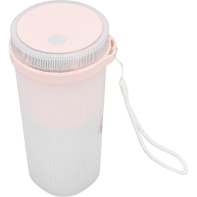 HEAT 300 Ml Usb-wiederaufladbarer Elektrischer Mixer Mit Sicherheitsverriegelungsbecher, 6 Klingen Und Auslaufsicherer, Blauer Und Rosafarbener Lichtanzeige. HEAT 300 Ml Usb-wiederaufladbarer Elektrischer Mixer Mit Sicherheitsverriegelungsbecher, 6 Klingen Und Auslaufsicherer, Blauer Und Rosafarbener Lichtanzeige.