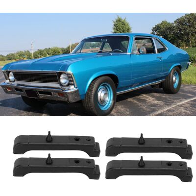 JUTE Satz Von 4 4-adrigen Wärmeisolierenden Gummimatten, Kompatibel Mit Gm Buick, Chevy Und Pontiac Fahrzeugen Von 1968 Bis 1981 (ref. 4012-326-682s). JUTE Satz Von 4 4-adrigen Wärmeisolierenden Gummimatten, Kompatibel Mit Gm Buick, Chevy Und Pontiac Fahrzeugen Von 1968 Bis 1981 (ref. 4012-326-682s).