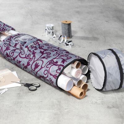 MOJAWO Geschenkpapier-organizer Grau-lila-m56389 MOJAWO Geschenkpapier-organizer Grau-lila-m56389