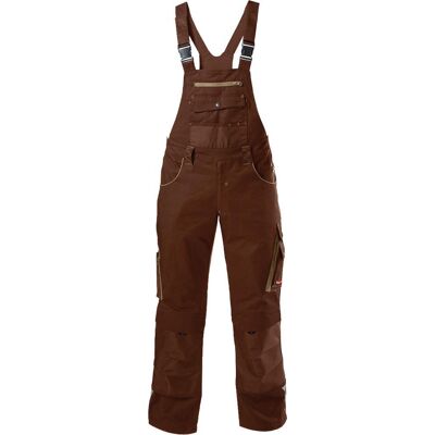 H-latzhose 24, Braun/beige,gr.90 - Fortis H-latzhose 24, Braun/beige,gr.90 - Fortis