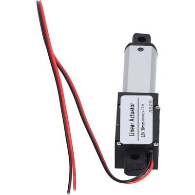 HEAT Linearantrieb 30 Mm, 12 V Dc, Geräuschunterdrückend, Kurzschlussfest, Wasserdicht, Mini-elektro-linearantrieb, 8 Mm/s - 70 N HEAT Linearantrieb 30 Mm, 12 V Dc, Geräuschunterdrückend, Kurzschlussfest, Wasserdicht, Mini-elektro-linearantrieb, 8 Mm/s - 70 N