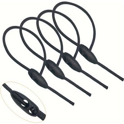 NONAME Extrem Starke, Verstellbare Gummiseile Mit Schlaufe, 4er-pack, 50 Cm Lang, Knotenlos, Für Zuhause, Camping Und Zum Sichern Von Gepäck NONAME Extrem Starke, Verstellbare Gummiseile Mit Schlaufe, 4er-pack, 50 Cm Lang, Knotenlos, Für Zuhause, Camping Und Zum Sichern Von Gepäck