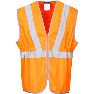 Portwest Hv Langes Ris Orange Weste L Portwest Hv Langes Ris Orange Weste L