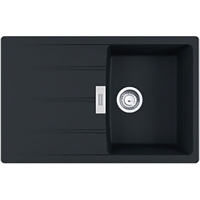 Franke Einbauspüle Centro Flächenbündig Cng 211-78, Fragranit, Onyx Drehknopfventil Edelstahl Franke Einbauspüle Centro Flächenbündig Cng 211-78, Fragranit, Onyx Drehknopfventil Edelstahl