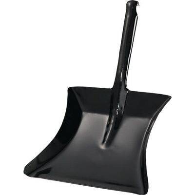 OEM Kehrschaufel Mit Düllgriff Metall Schwarz Lackiert Blatt L230xb260 Mm OEM Kehrschaufel Mit Düllgriff Metall Schwarz Lackiert Blatt L230xb260 Mm