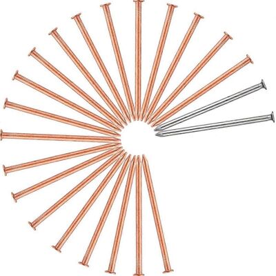 OEM Zwanzig 3,5 Zoll Lange Kupfernägel, Die Zum Entfernen Des Baumstumpfes Am Fuß Des Baumes Verwendet Wurden. OEM Zwanzig 3,5 Zoll Lange Kupfernägel, Die Zum Entfernen Des Baumstumpfes Am Fuß Des Baumes Verwendet Wurden.