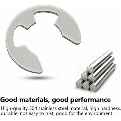 OEM 120 Stück 1,5 Mm–10 Mm Sortierte Sicherungsringe Aus Edelstahl 304, Typ E, Sicherungsring-set Mit Aufbewahrungsbox OEM 120 Stück 1,5 Mm–10 Mm Sortierte Sicherungsringe Aus Edelstahl 304, Typ E, Sicherungsring-set Mit Aufbewahrungsbox