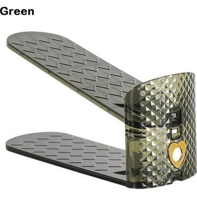 NONAME Verstellbarer, Zweilagiger Schuh-organizer, Grün, Mit Fächern, 25,4 Cm NONAME Verstellbarer, Zweilagiger Schuh-organizer, Grün, Mit Fächern, 25,4 Cm