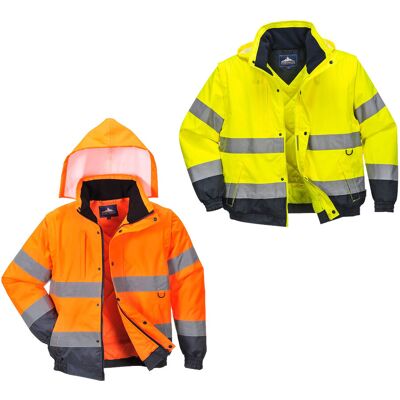 Portwest - C468 2-in-1 Wasserdichte, Gut Sichtbare Bomberjacke - Xl - Orange Portwest - C468 2-in-1 Wasserdichte, Gut Sichtbare Bomberjacke - Xl - Orange